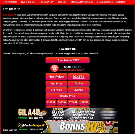 hongkongpools live draw.